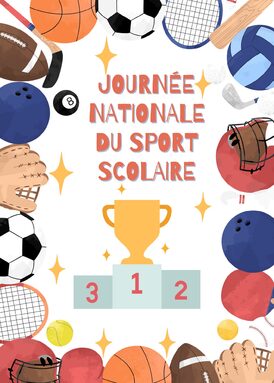 Affiche sport scolaire